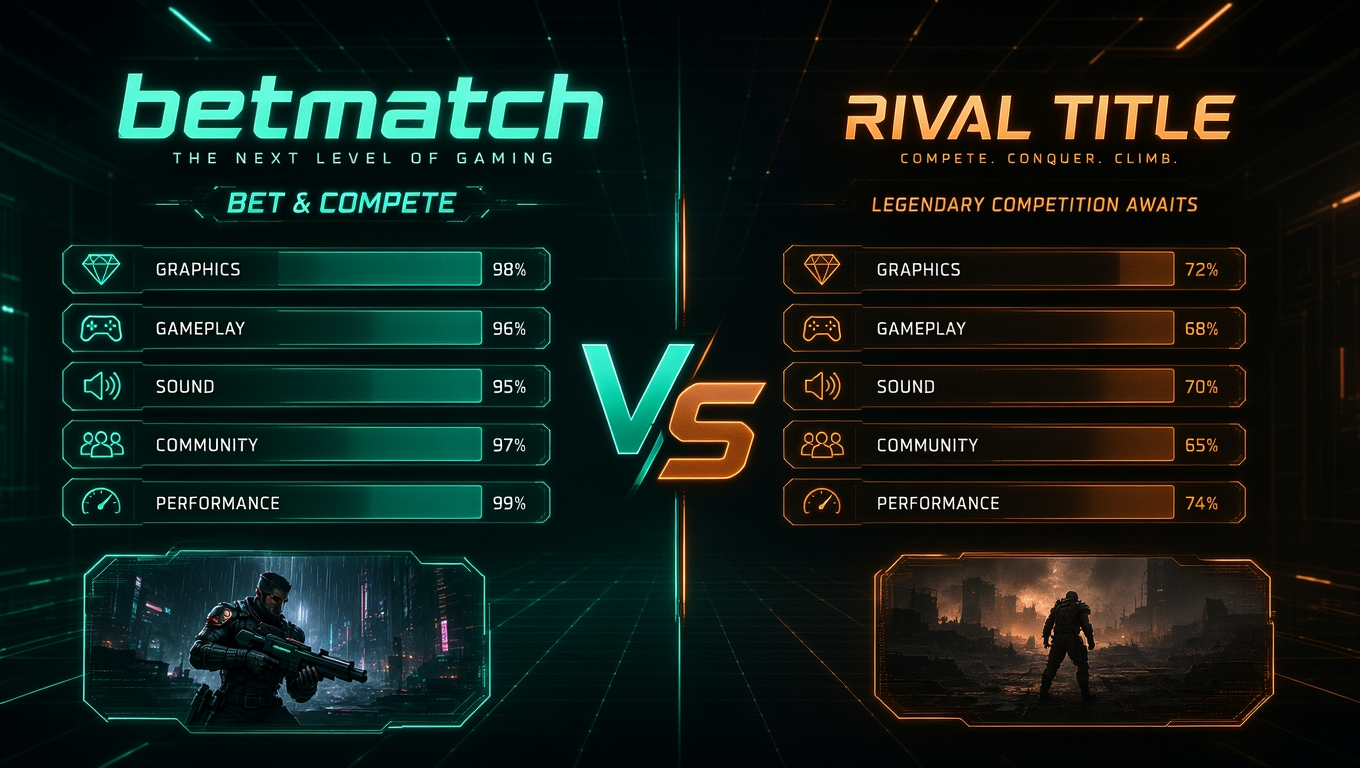 betmatch vs competitor split screen with stats